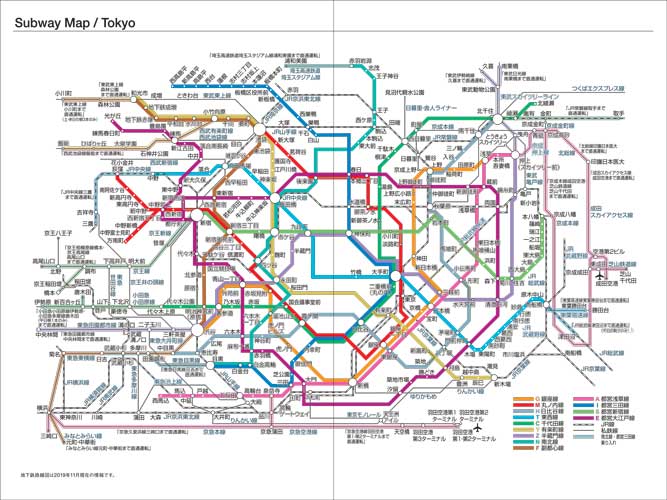 Subway Map page - B6 – Weekly Vertical Type