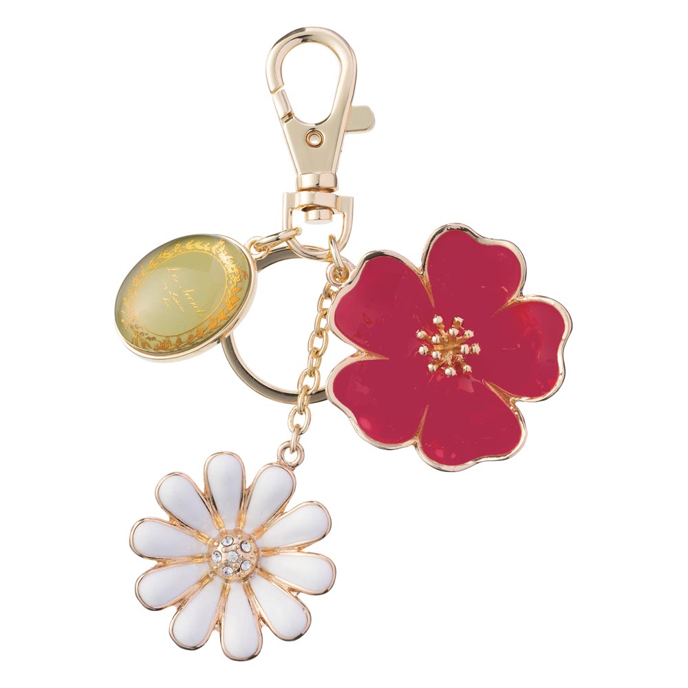 Key Holder Bouquet de Fleurs / Bleu Clair (LDR-KH20-A) - Les Secrets by Ladurée