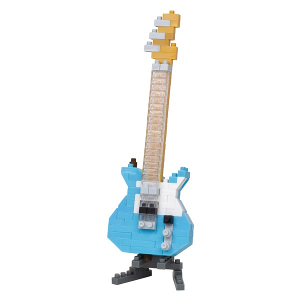 Electric Guitar Pastel Blue NBC-346 nanoblock Electric Guitar Pastel Blue NBC-346 nanoblock