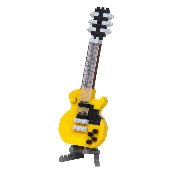 Electric Guitar Yellow NBC-347 nanoblock Electric Guitar Yellow NBC-347 nanoblock