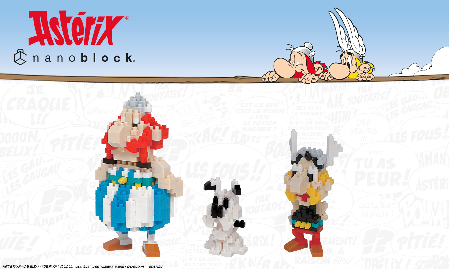 Astérix nanoblock Slide