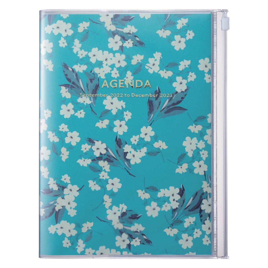 Diary Flower Pattern - Turquoise - 23DRI-HV05-TQ