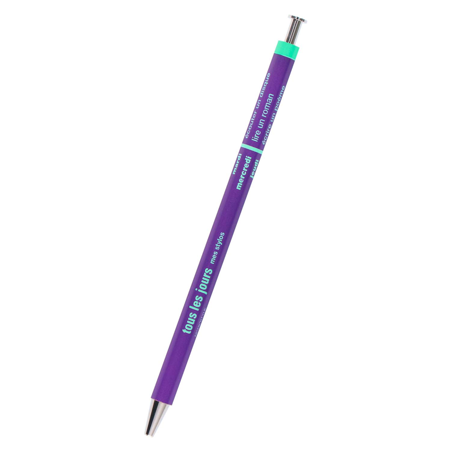 Ballpoint Pen DAYS MARK'STYLE DAY-BP1-PL Purple