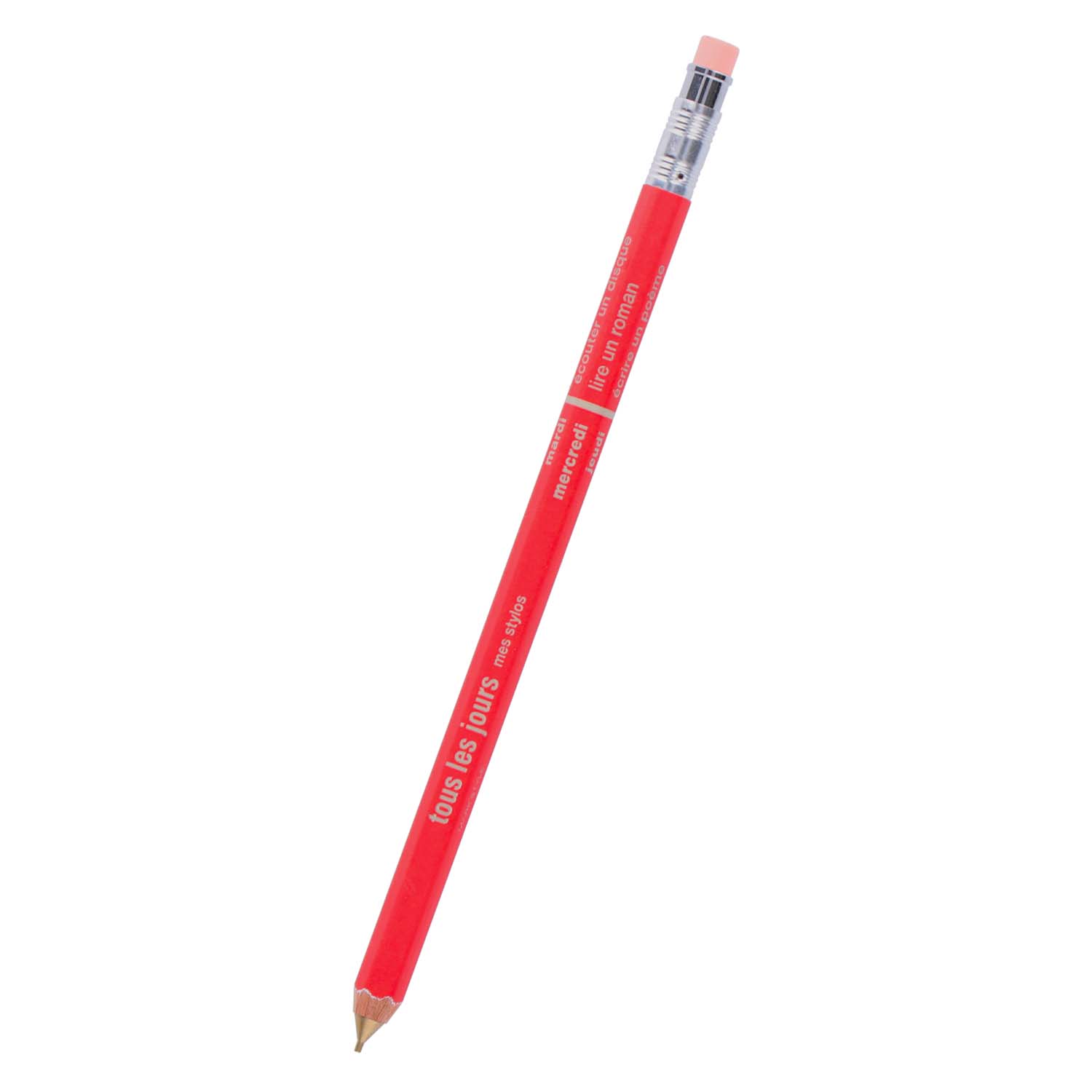 Days Mark's Mechanical Pencil with Eraser DAY-SH1-RE Red