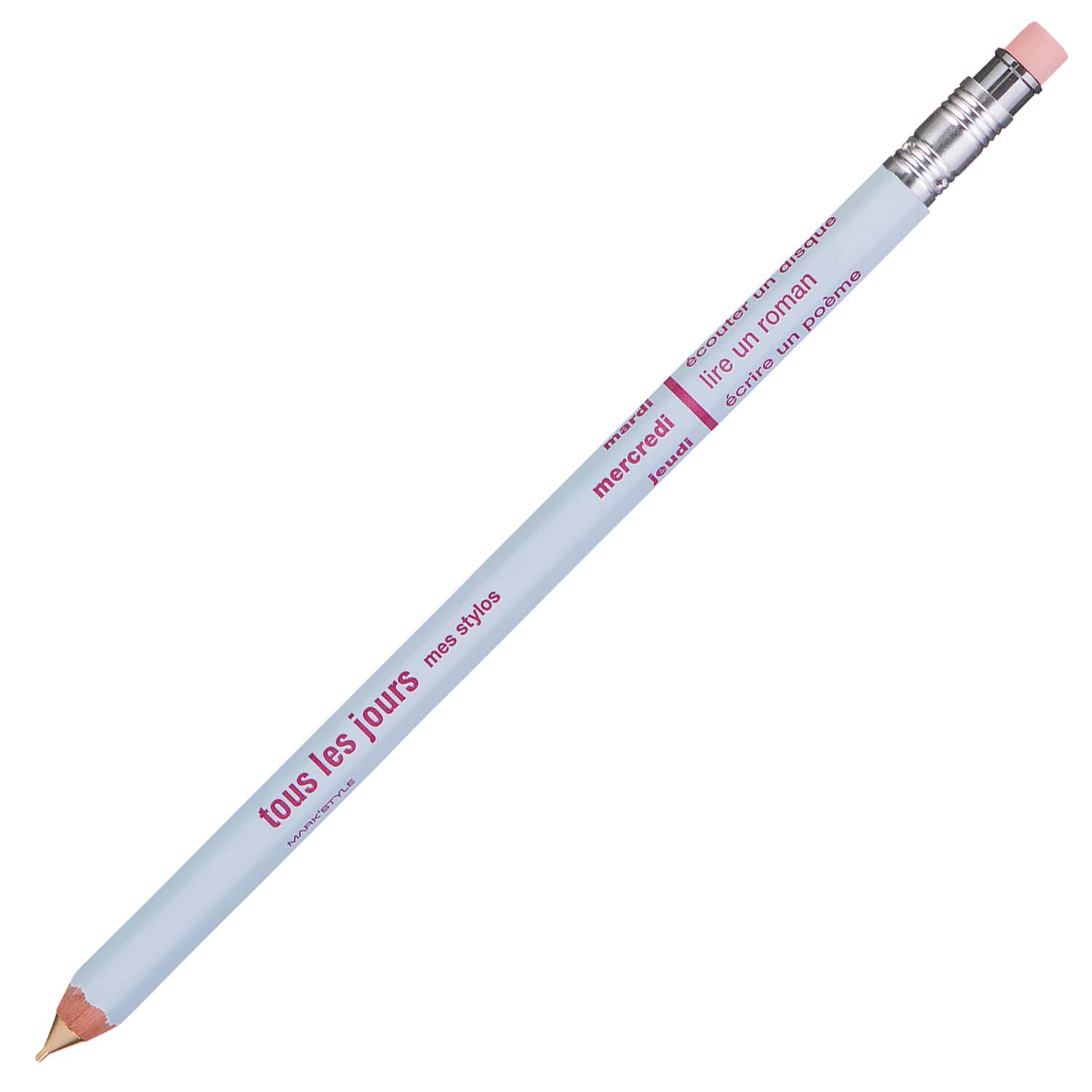 Days Mark's Mechanical Pencil with Eraser DAY-SH2-LBL Light Blue