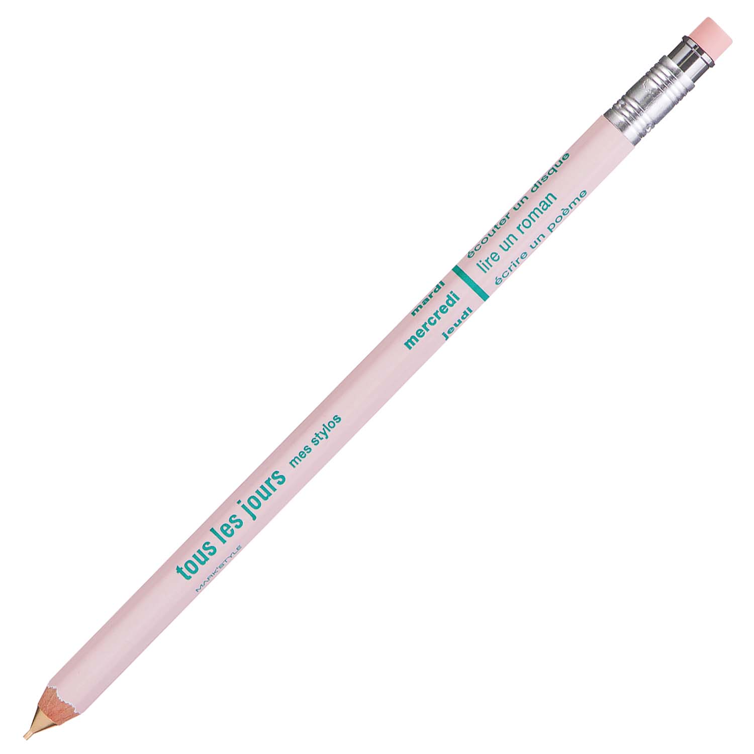 Days Mark's Mechanical Pencil with Eraser DAY-SH2-LPK Light Pink