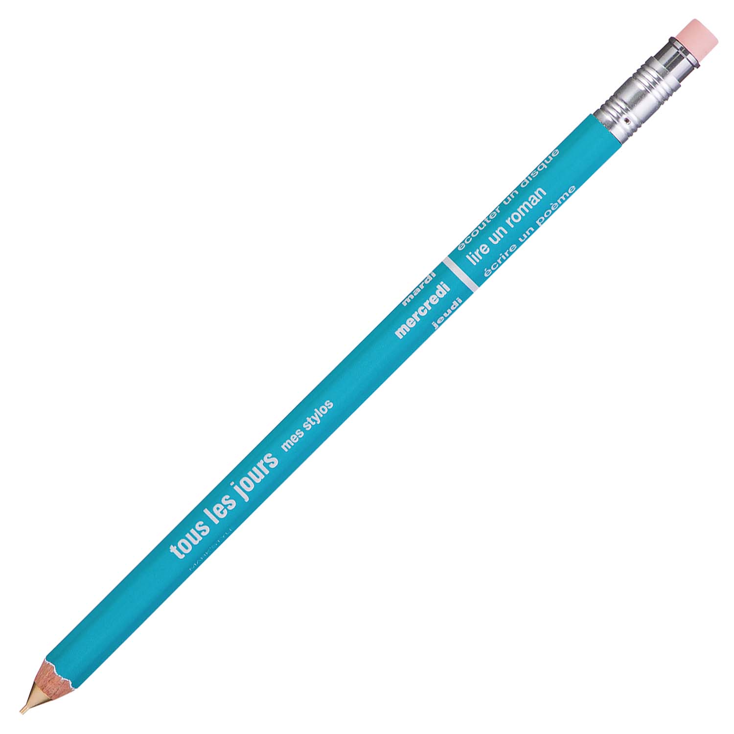 Days Mark's Mechanical Pencil with Eraser DAY-SH2-TQ Turquoise
