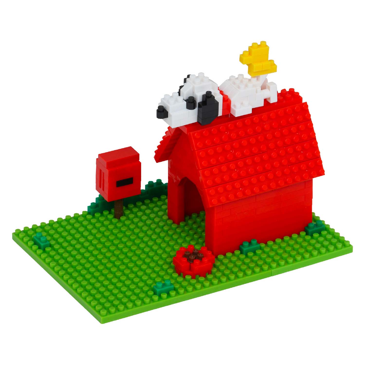 Snoopy House - NBH-228 - hand - nanoblock