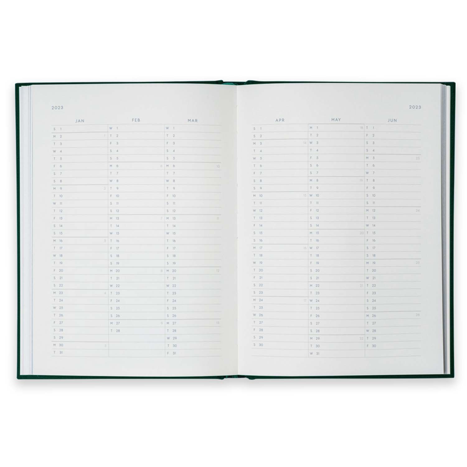 Kartotek Capenhagen - Notebook Calendar 2023 - NC-0006 - Inside pages 2